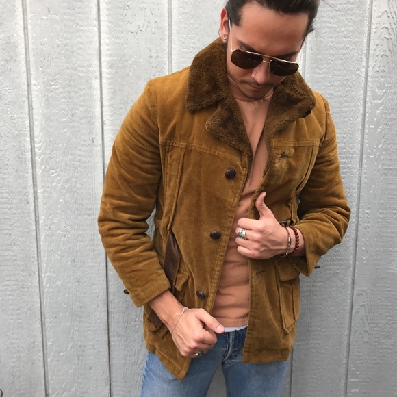 corduroy belted jacket